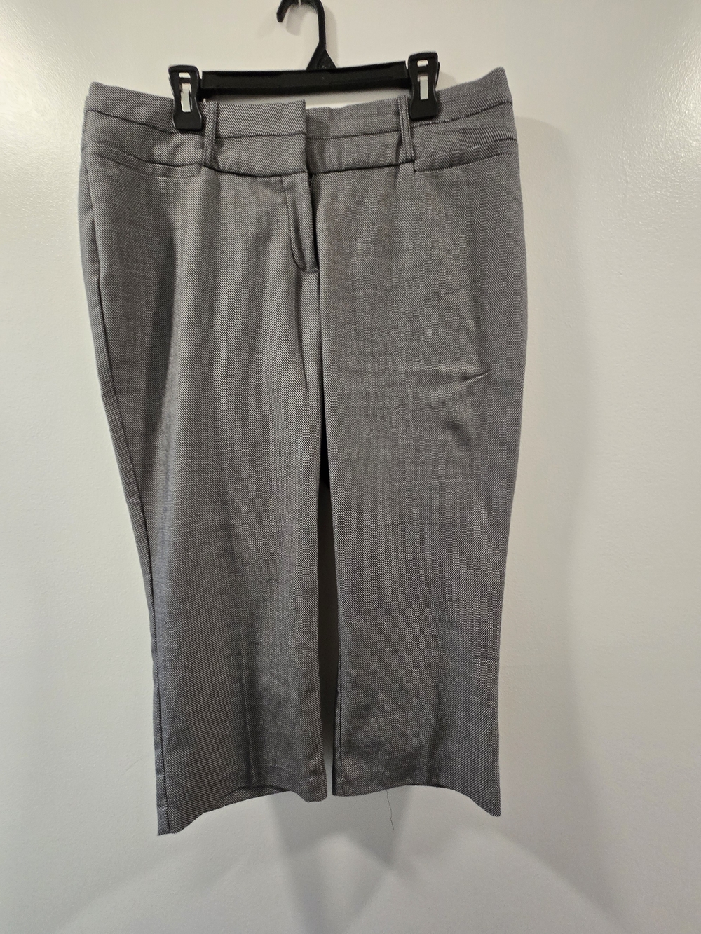 Maurices Gray Capris with Front Slit